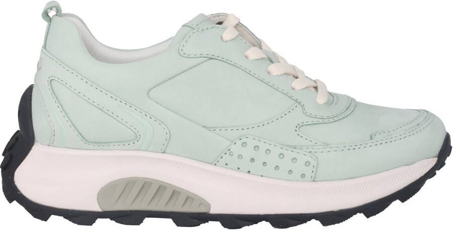 Gabor rollingsoft sensitive 26.915.44 dames rollende wandelsneaker groen