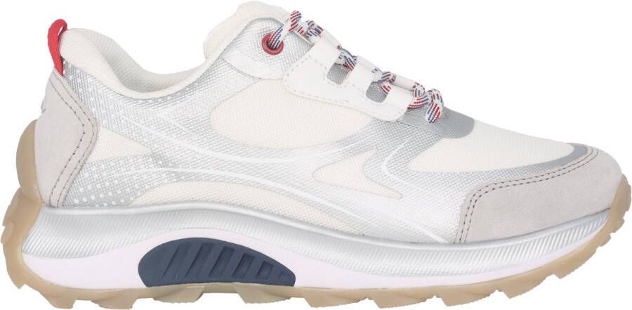 Gabor rollingsoft sensitive 26.916.29 dames rollende wandelsneaker zilver