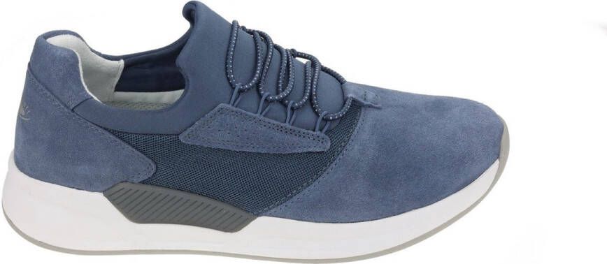 Gabor rollingsoft sensitive 26.951.26 dames rollende wandelsneaker blauw