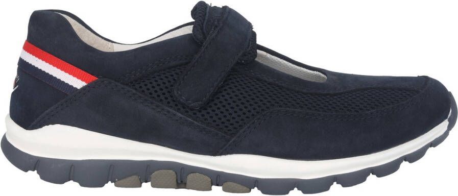 Gabor rollingsoft sensitive 26.962.46 dames rollende wandelsneaker blauw