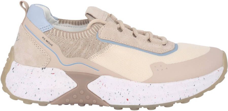 Gabor rollingsoft sensitive 26.996.33 dames rollende wandelsneaker beige
