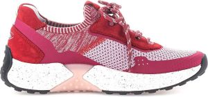 Gabor rollingsoft sensitive 26.996.48 dames rollende wandelsneaker rood