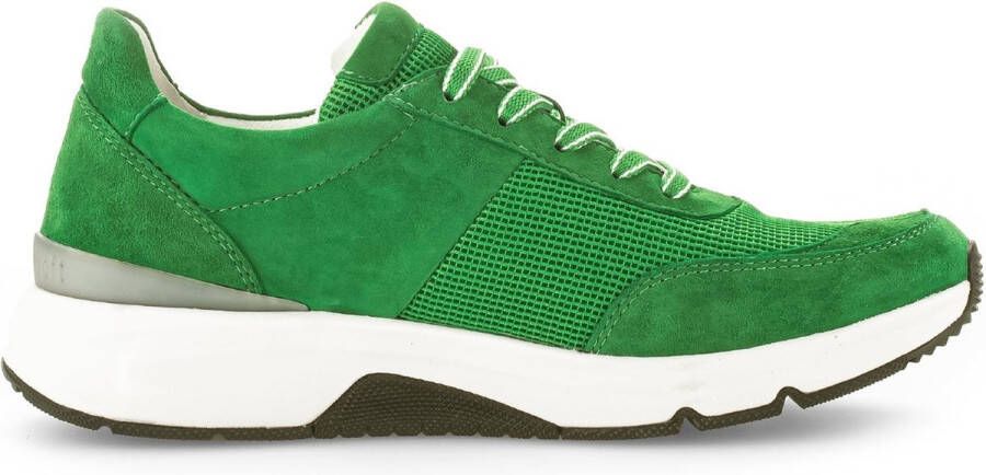 Gabor rollingsoft sensitive 46.897.34 dames rollende wandelsneaker groen