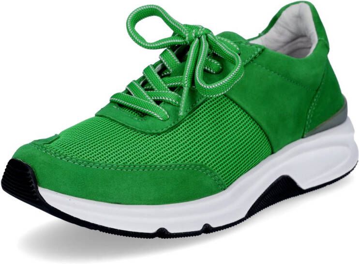 Gabor rollingsoft sensitive 46.897.34 dames rollende wandelsneaker groen