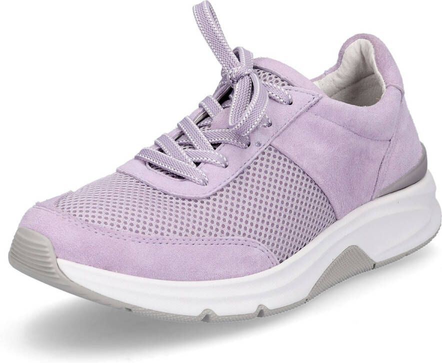Gabor rollingsoft sensitive 46.897.39 dames rollende wandelsneaker paars