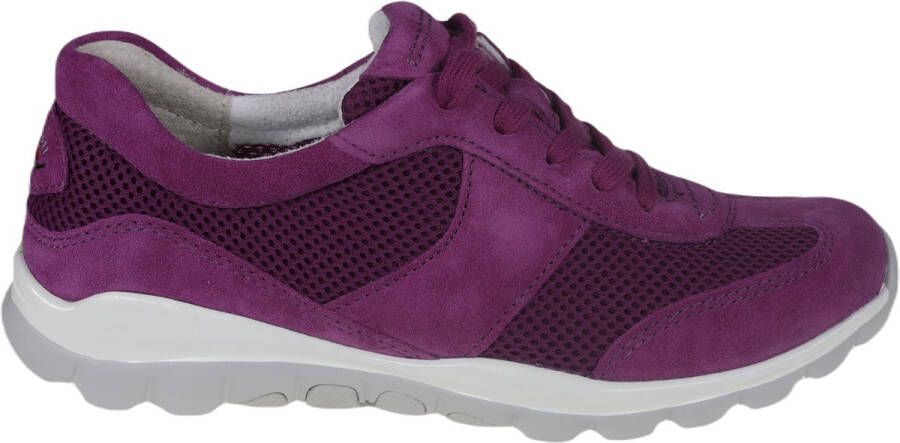 Gabor rollingsoft sensitive 46.966.49 dames rollende wandelsneaker paars