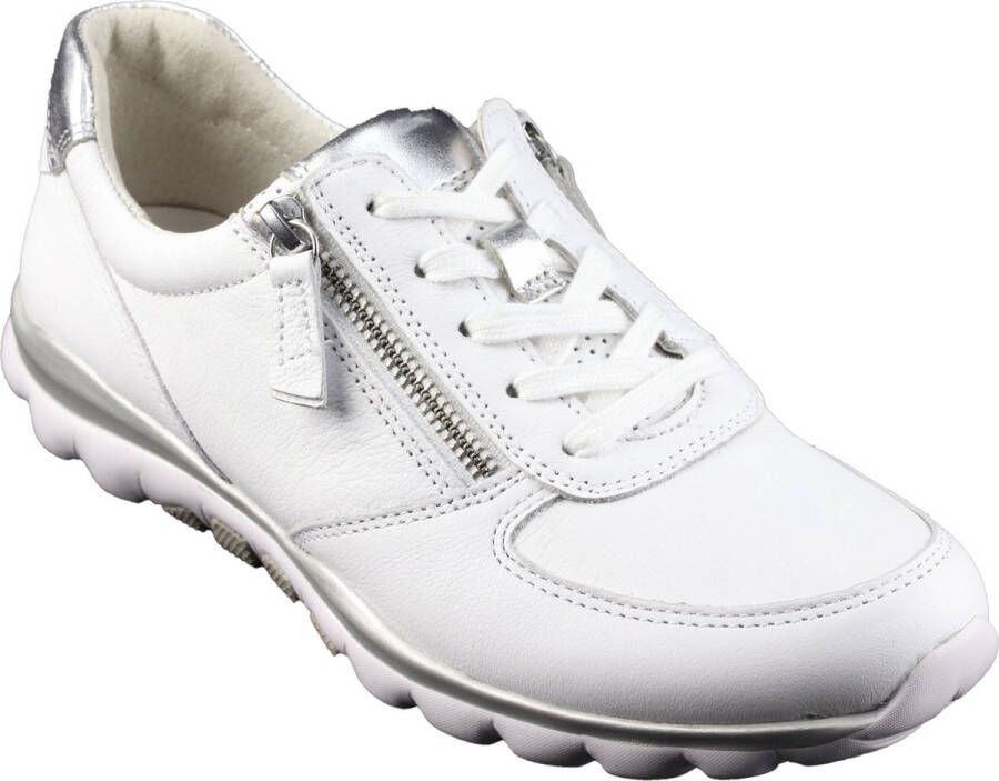 Gabor rollingsoft sensitive 46.968.51 dames rollende wandelsneaker wit