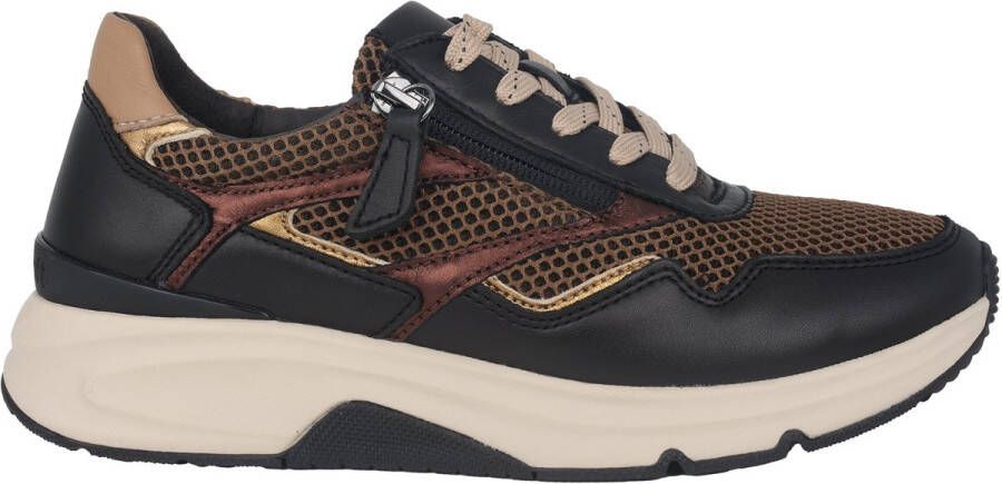 Gabor rollingsoft sensitive 56.896.41 dames rollende wandelsneaker multikleur