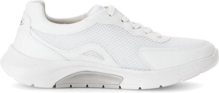 Gabor rollingsoft sensitive 66.923.10 dames rollende wandelsneaker wit