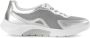 Gabor rollingsoft sensitive 66.923.19 dames rollende wandelsneaker zilver - Thumbnail 1
