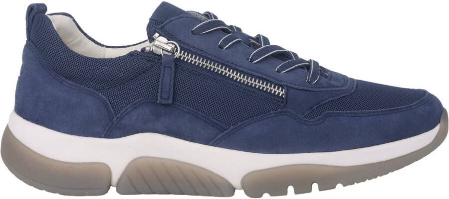 Gabor rollingsoft sensitive 66.938.36 dames wandelsneaker blauw