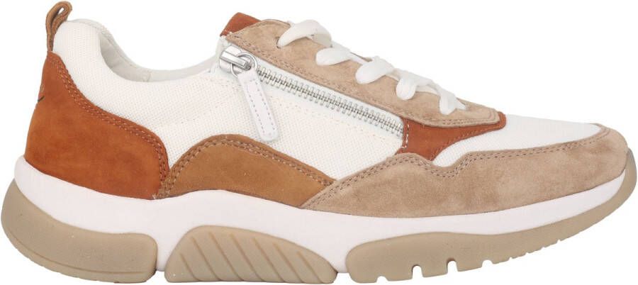 Gabor rollingsoft sensitive 66.938.61 dames rollende wandelsneaker multikleur