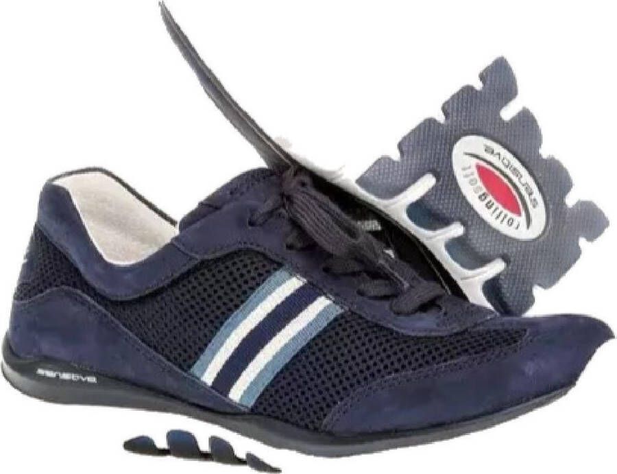 Gabor rollingsoft sensitive 66.966.16 dames wandelsneaker blauw