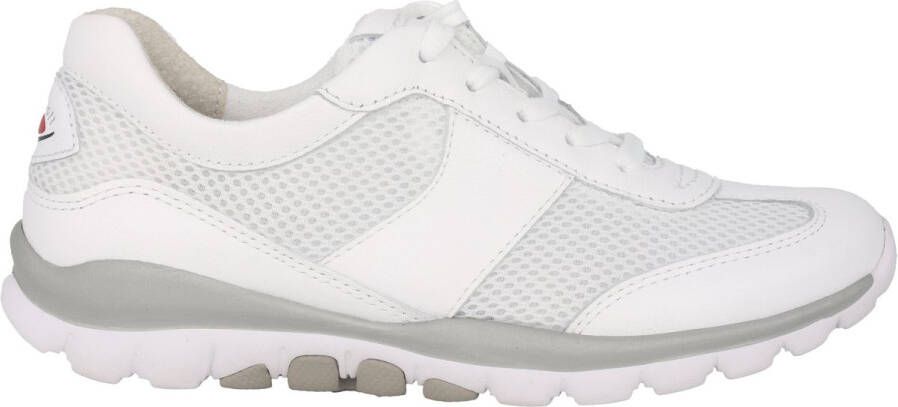 Gabor rollingsoft sensitive 66.966.50 dames rollende wandelsneaker wit