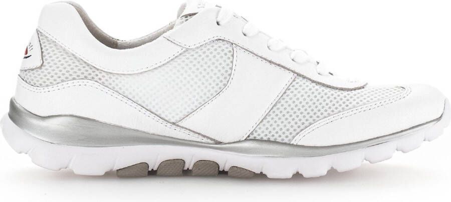 Gabor rollingsoft sensitive 66.966.50 dames rollende wandelsneaker wit