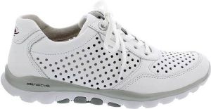 Gabor rollingsoft sensitive 66.967.50 dames wandelsneaker wit