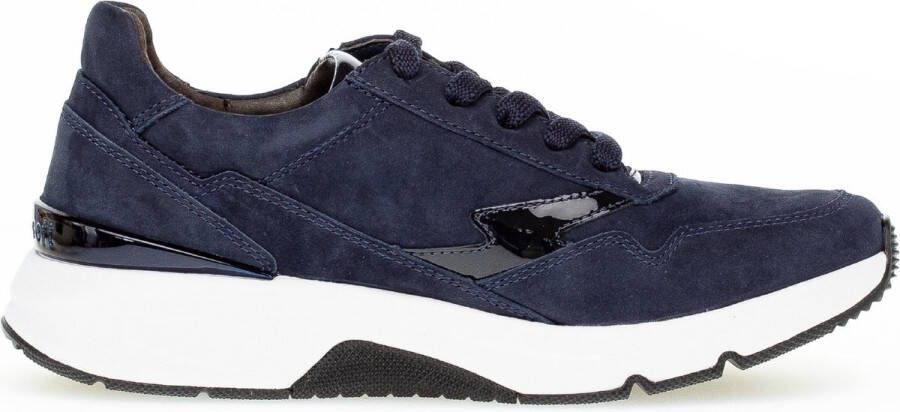 Gabor rollingsoft sensitive 76.898.46 dames wandelsneaker blauw