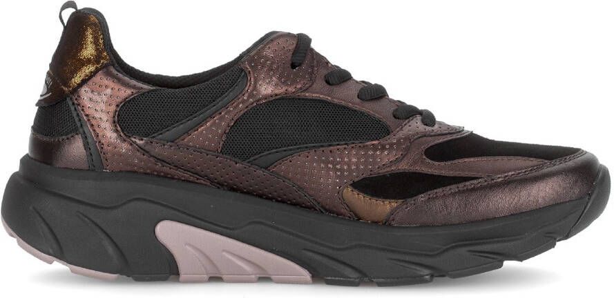 Gabor rollingsoft sensitive 76.936.87 dames rollende wandelsneaker multikleur