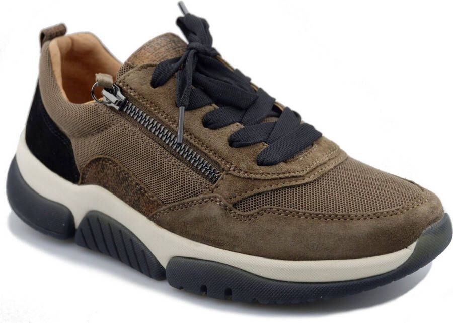 Gabor rollingsoft sensitive 76.938.30 dames wandelsneaker bruin