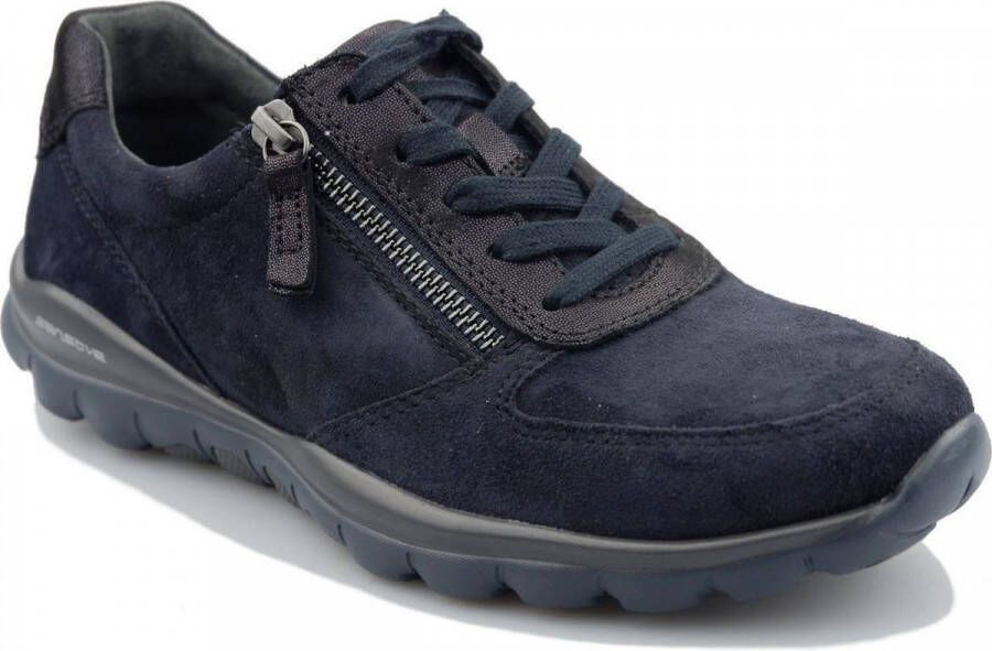 Gabor rollingsoft sensitive 76.968.26 dames wandelsneaker blauw