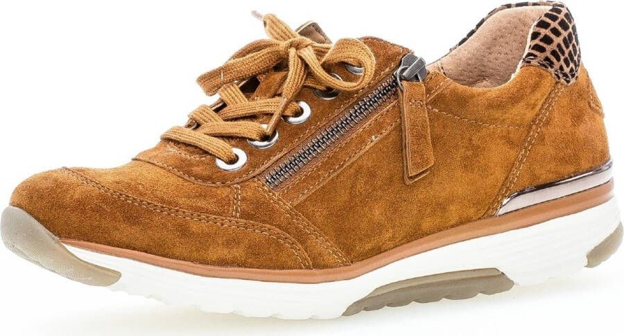 Gabor rollingsoft sensitive 76.973.01 dames wandelsneaker bruin