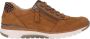 Gabor rollingsoft sensitive 76.973.32 dames rollende wandelsneaker bruin - Thumbnail 1