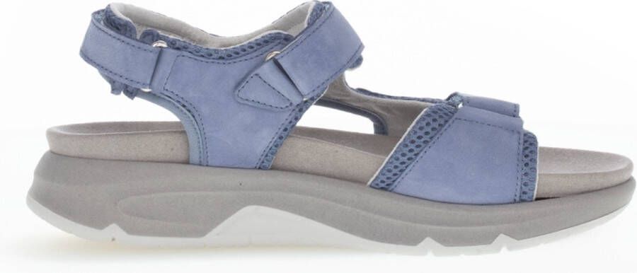 Gabor rollingsoft sensitive 86.889.26 dames rollende wandelsandaal blauw