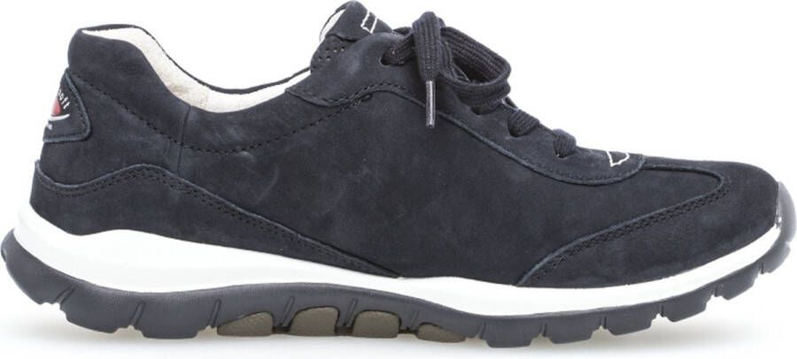 Gabor rollingsoft sensitive 86.965.46 dames rollende wandelsneaker blauw