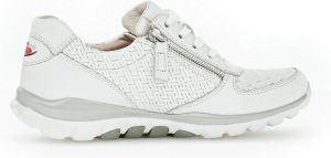 Gabor rollingsoft sensitive 86.968.50 dames rollende wandelsneaker wit