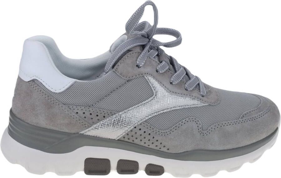 Gabor rollingsoft sensitive 86.986.40 dames rollende wandelsneaker grijs - Foto 2