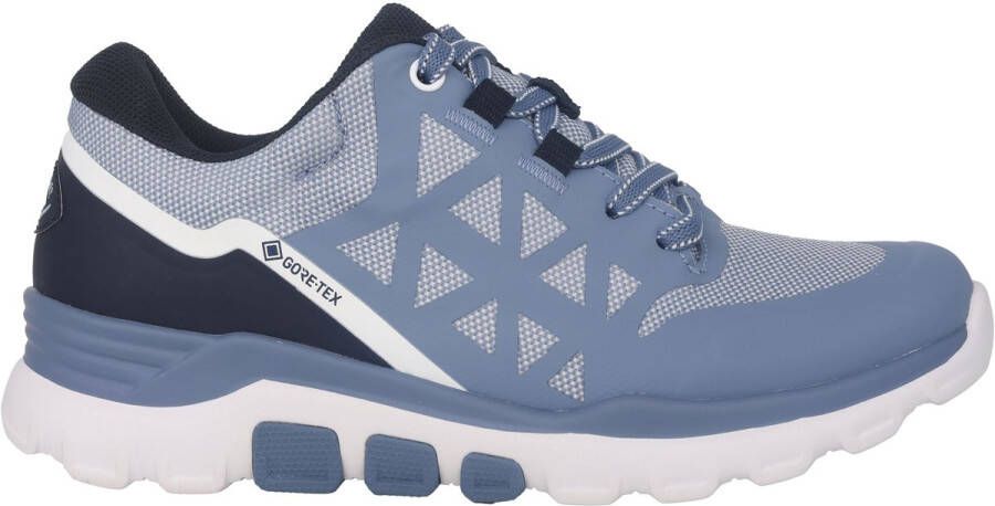 Gabor rollingsoft sensitive 86.989.26 dames rollende wandelsneaker blauw waterdicht