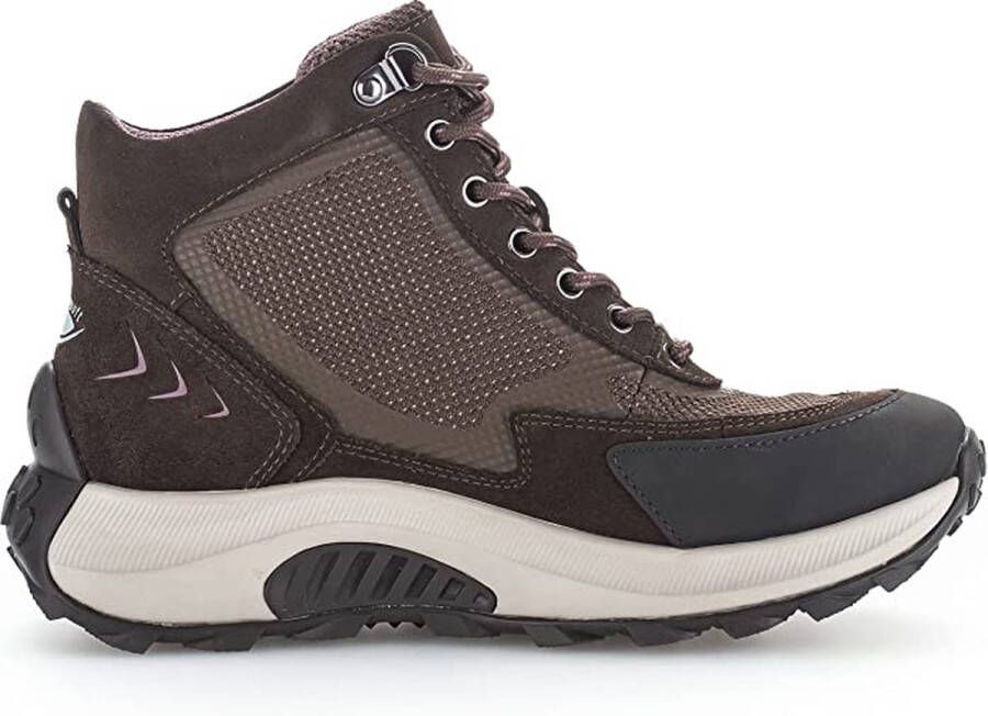 Gabor rollingsoft sensitive 96.876.30 dames rollende wandelsneaker bruin - Foto 5