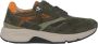 Gabor rollingsoft sensitive 96.896.34 dames rollende wandelsneaker groen - Thumbnail 1