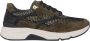 Gabor rollingsoft sensitive 96.896.44 dames rollende wandelsneaker groen - Thumbnail 1