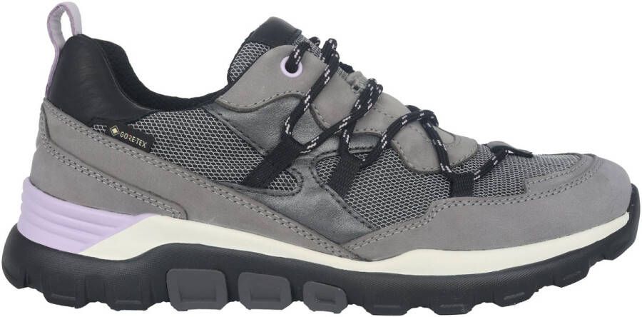 Gabor rollingsoft sensitive 96.924.39 dames rollende wandelsneaker grijs