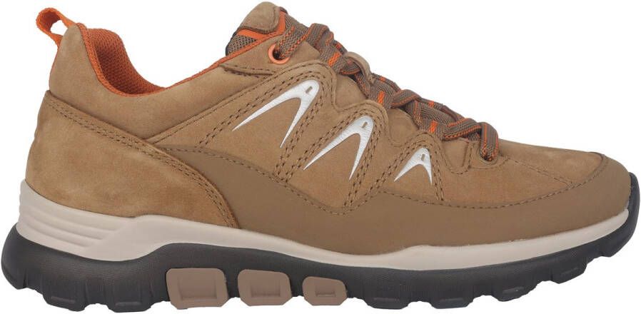 Gabor rollingsoft sensitive 96.925.45 dames rollende wandelsneaker bruin