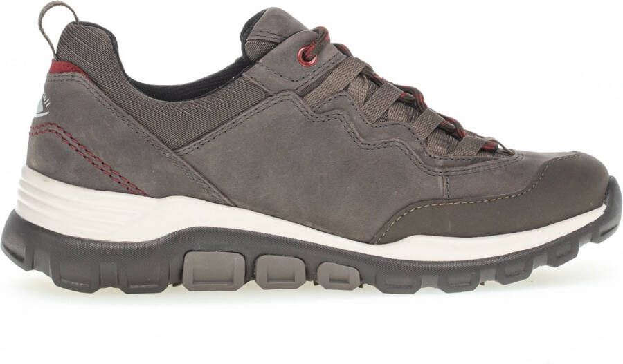 Gabor rollingsoft sensitive 96.927.25 dames rollende wandelsneaker bruin waterdicht