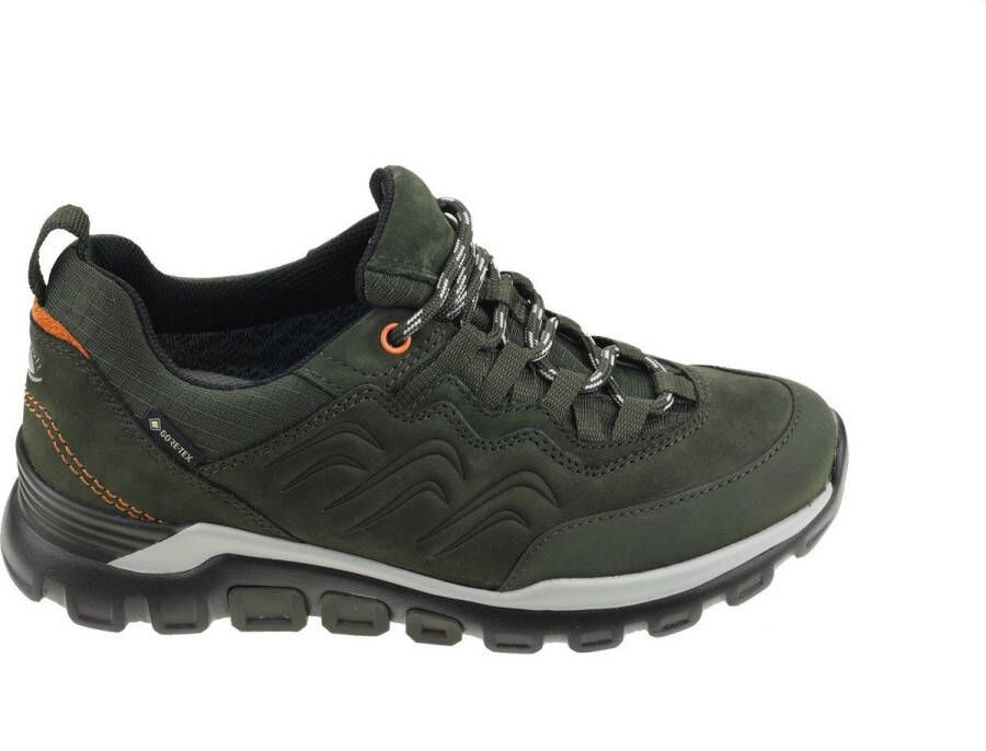 Gabor rollingsoft sensitive 96.927.43 dames rollende wandelsneaker groen waterdicht