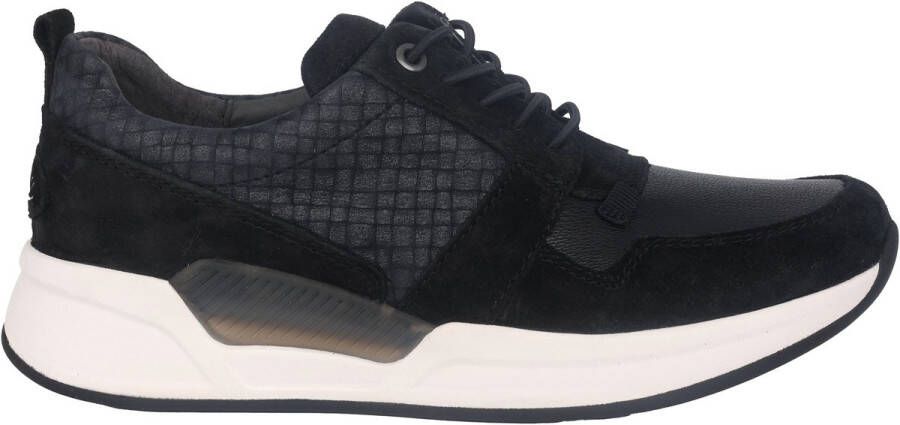 Gabor rollingsoft sensitive 96.955.87 dames rollende wandelsneaker zwart