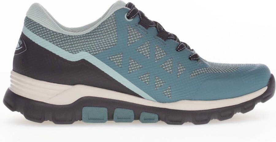 Gabor rollingsoft sensitive 96.989.40 dames rollende wandelsneaker blauw waterdicht