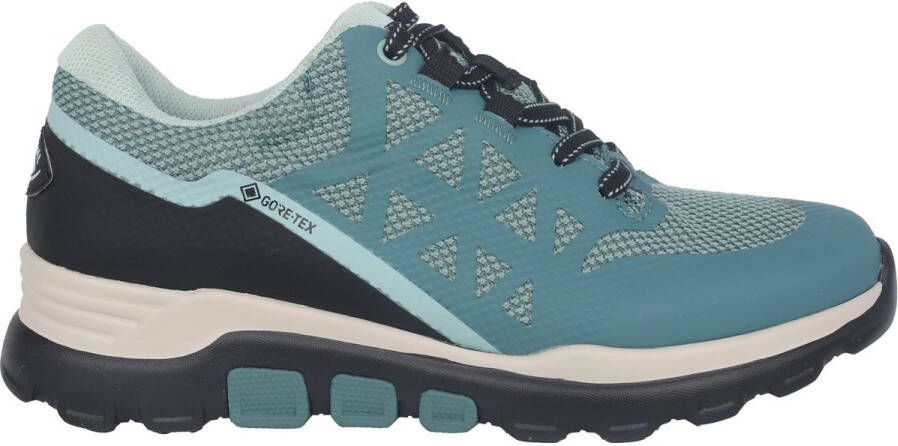 Gabor rollingsoft sensitive 96.989.40 dames rollende wandelsneaker blauw waterdicht
