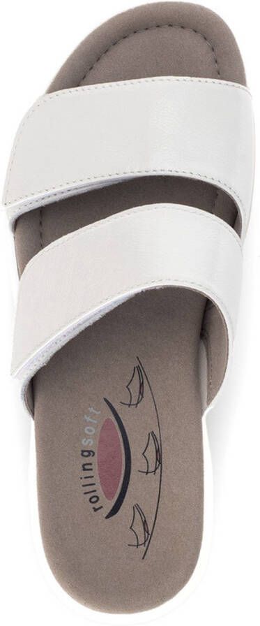 Rollingsoft Gabor Slipper 66.811.90 Wit Lak