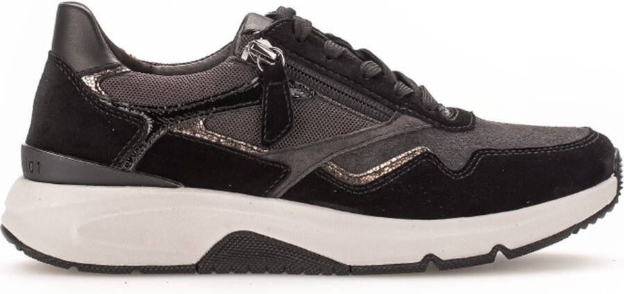 Gabor Rollingsoft Sneaker 36.896.39 Grijs Zwart - Foto 3