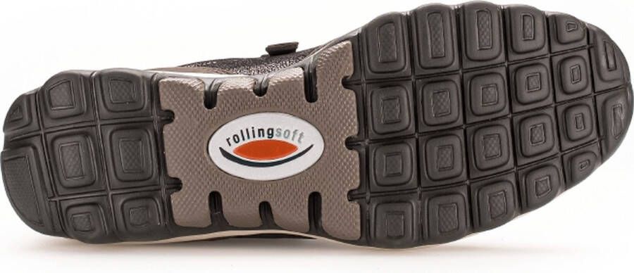 Gabor Rollingsoft Sneaker 36.968.65 Vulcano Antraciet Grijs