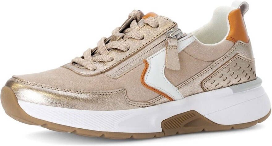 Gabor Rollingsoft sneaker 66.848.43 goud Beige