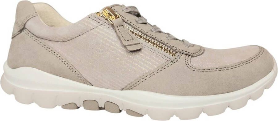 Gabor Rollingsoft Sneaker 66.968.62 Muschel Leinen Taupe - Foto 1