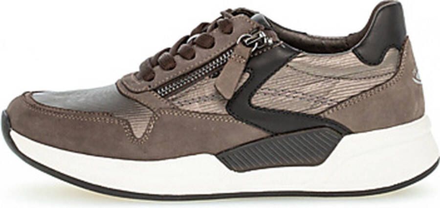 Gabor Rollingsoft Sneaker 96.957.65 Vulcano Donker Taupe 5½ 38½