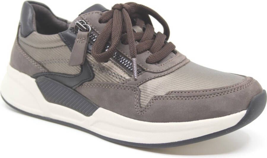 Gabor Rollingsoft Sneaker 96.957.65 Vulcano Donker Taupe 4½ 37½
