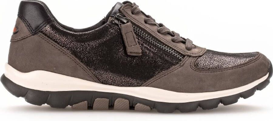 Gabor Rollingsoft Sneaker Bruin Metalli