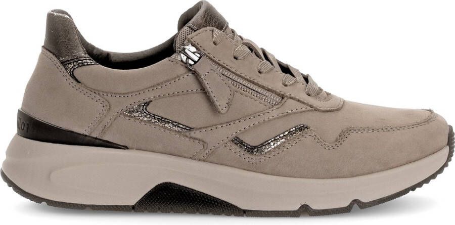 Gabor Kleurrijke Rollende Wandelsneaker Beige Dames
